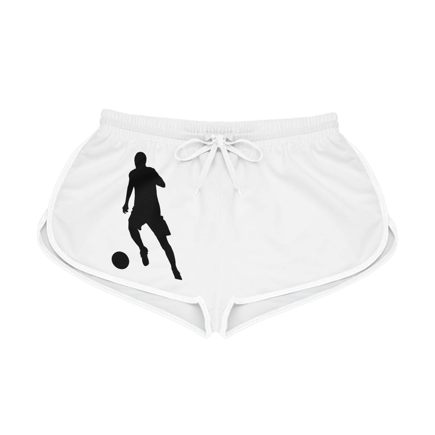 Women's Relaxed Shorts: Soccer White