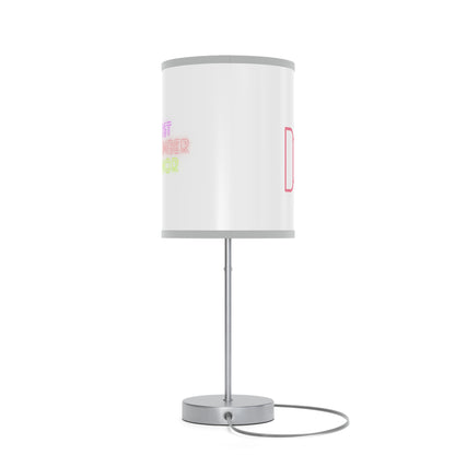 Lamp on a Stand, US|CA plug: Fight Cancer White