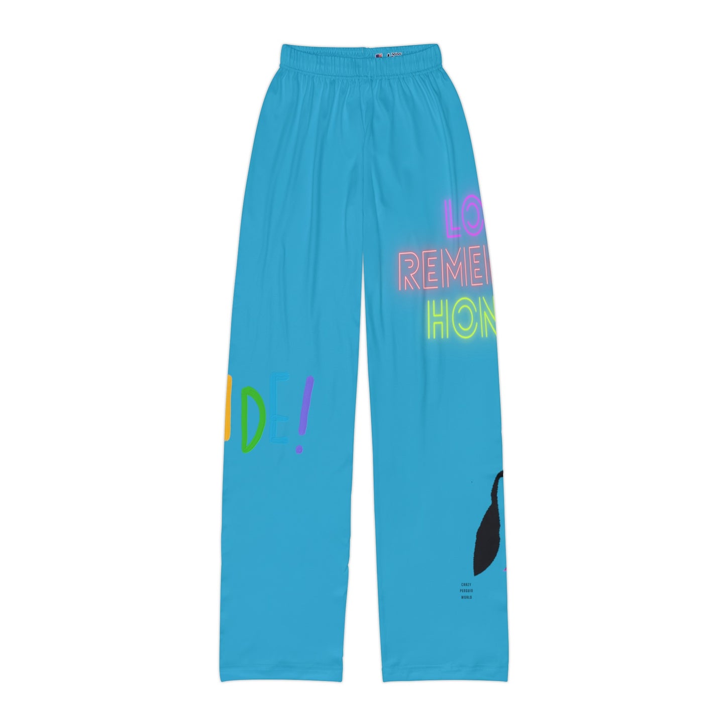 Pajama na pantalon ng mga bata: LGBTQ Pride Turquoise 