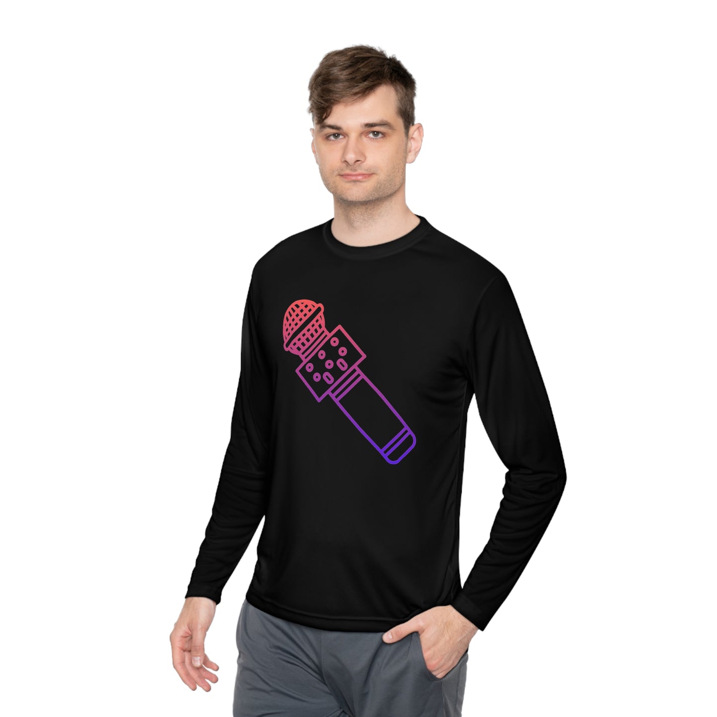 Lightweight Long Sleeve Tee: Music #1