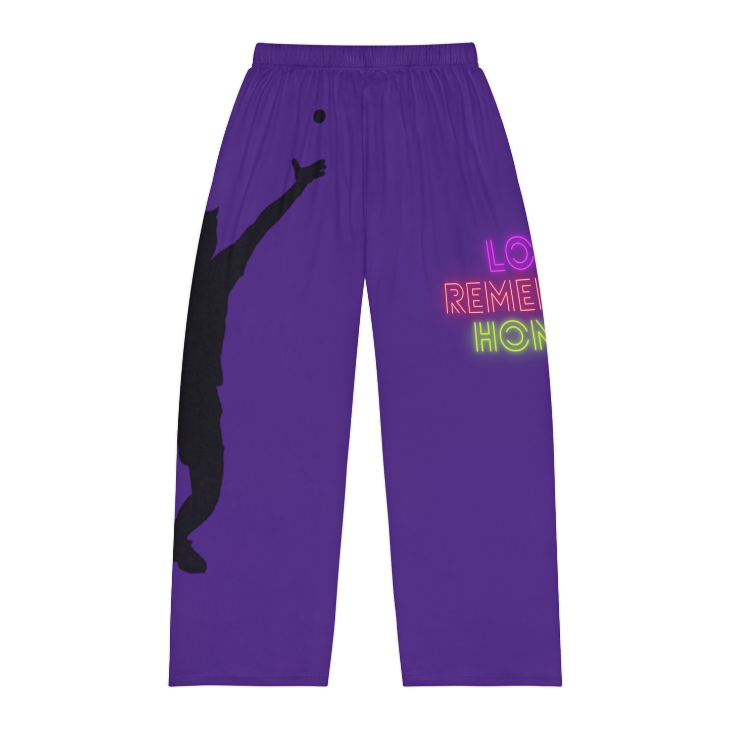 Men's Pajama Pants: Tennis Purple