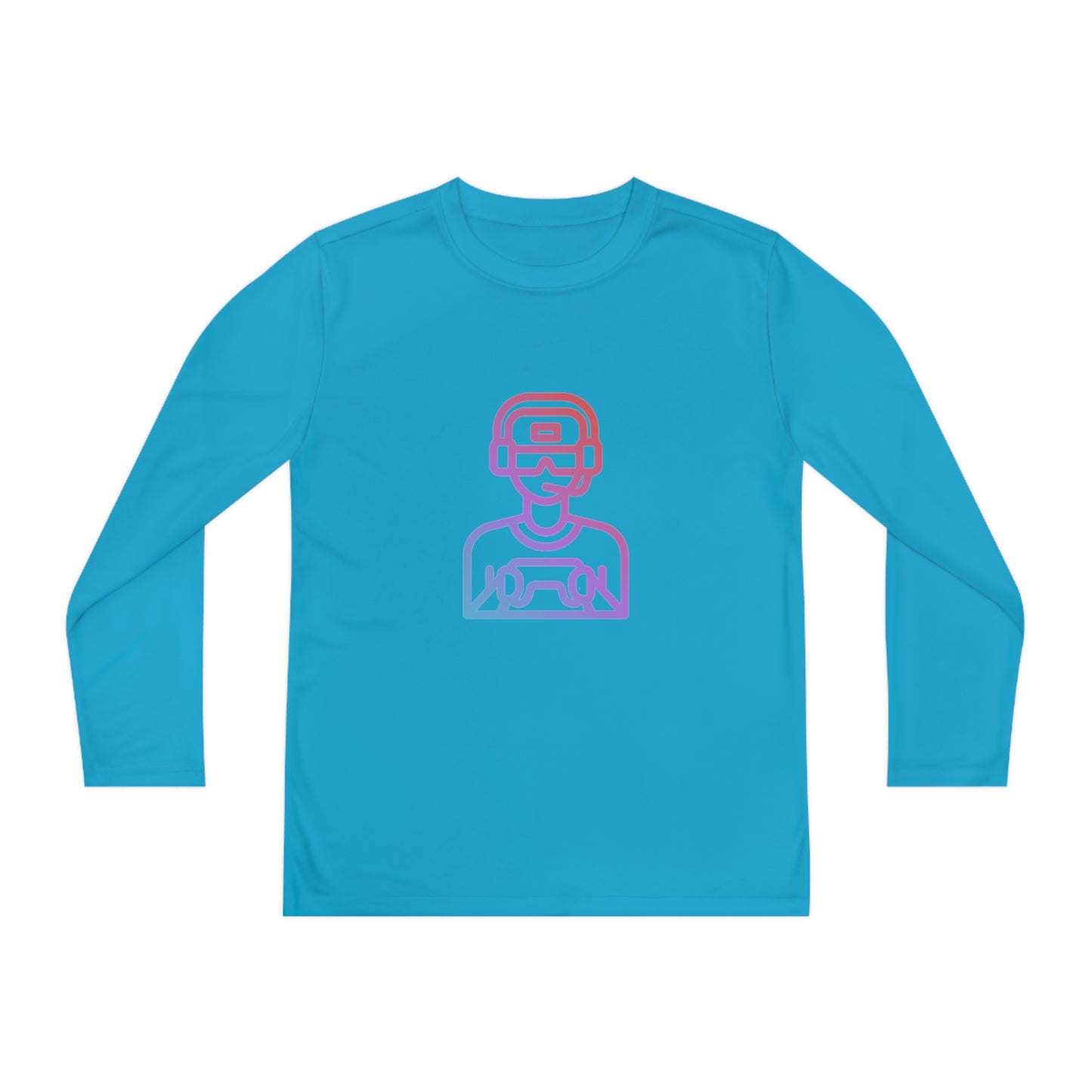 Youth Long Sleeve Competitor Tee: Gaming