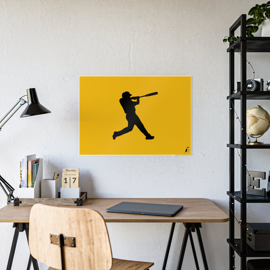 Gloss Posters: Baseball Yellow