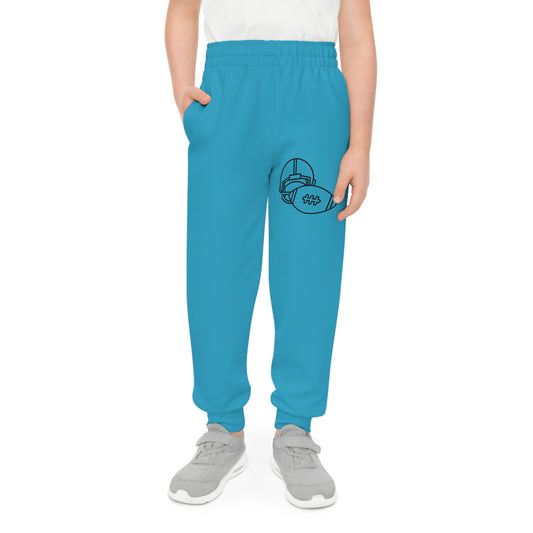 Youth Joggers: Football Turquoise