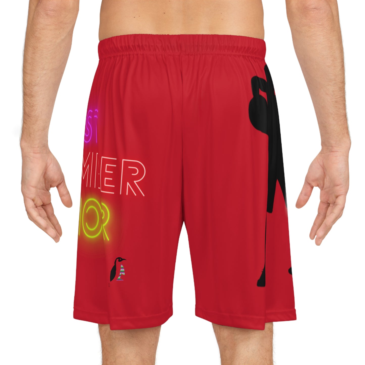 Basketball Shorts: Basketball Dark Red 