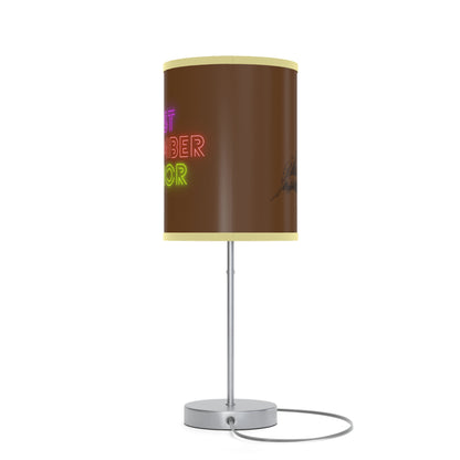 Lamp on a Stand, US|CA plug: Writing Brown