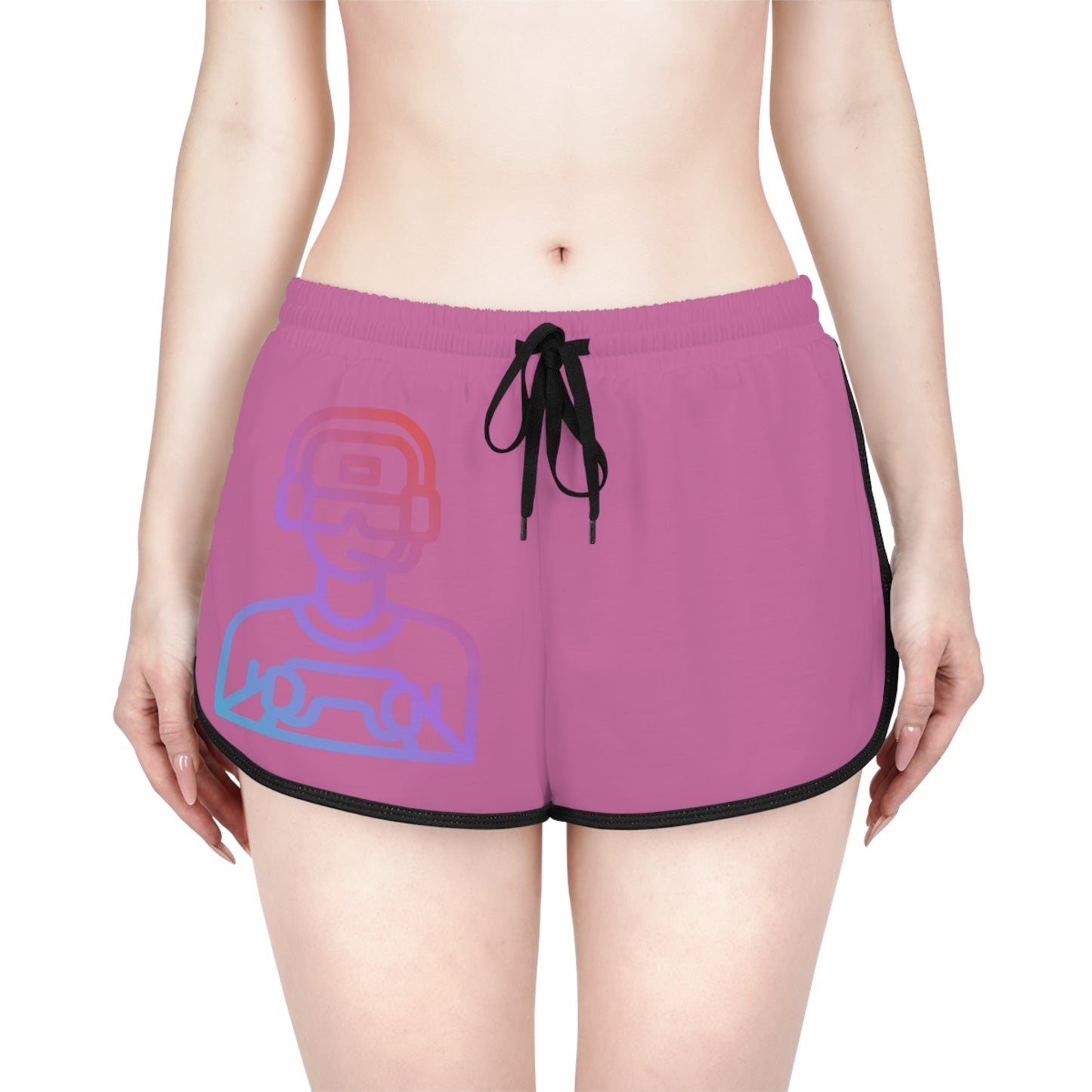 Women's Relaxed Shorts: Gaming Lite Pink