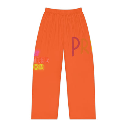 Women's Pajama Pants: LGBTQ Pride Orange