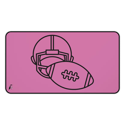 Desk Mat: Football Lite Pink