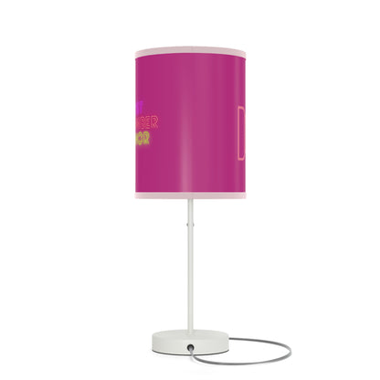 Lamp on a Stand, US|CA plug: Fight Cancer Pink