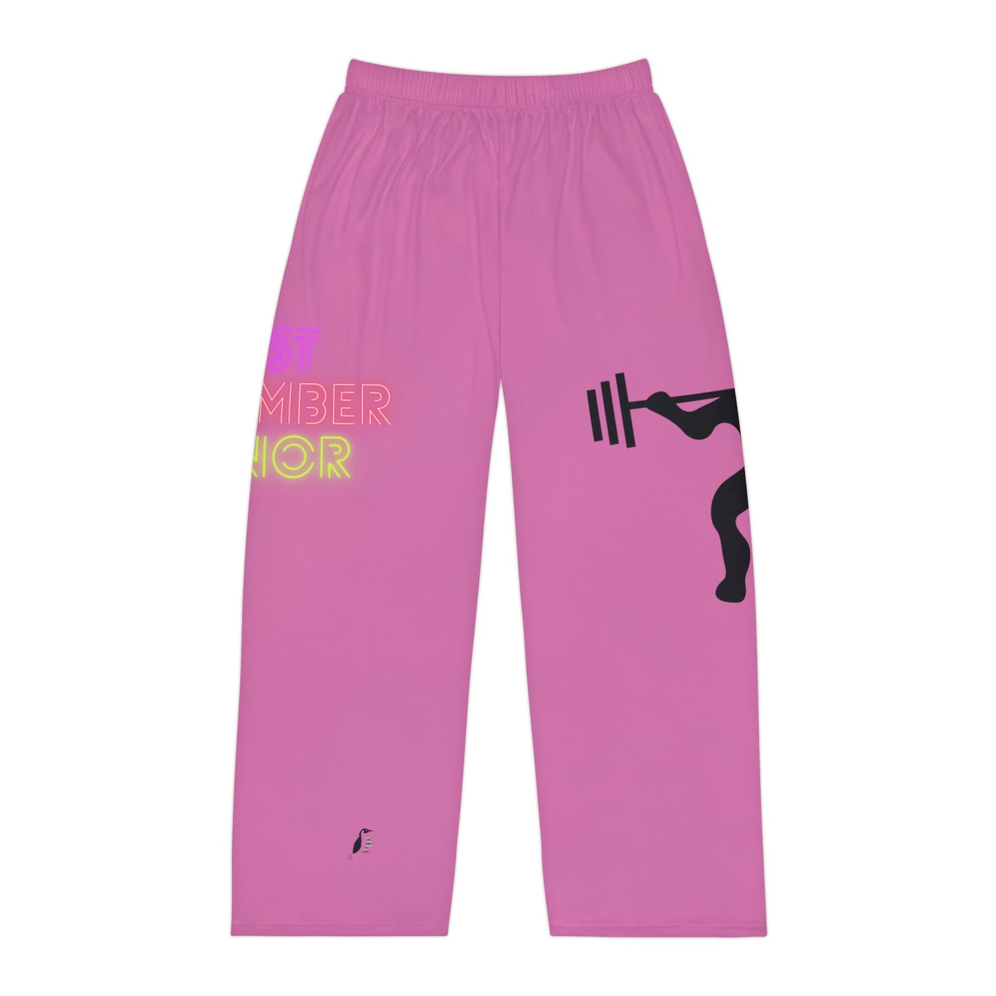 Men's Pajama Pants: Weightlifting Lite Pink