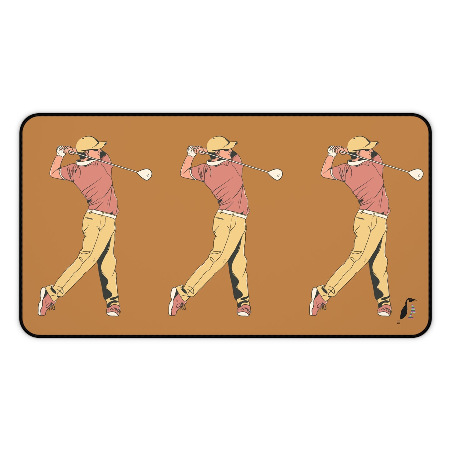 Desk Mat: Golf Lite Brown