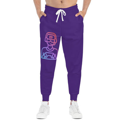 Athletic Joggers: Gaming Purple