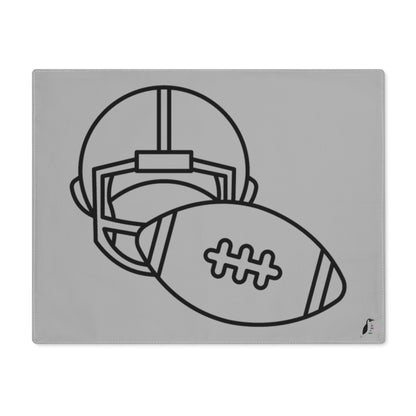 Placemat, 1pc: Football Lite Grey