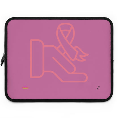 Laptop Sleeve: Fight Cancer Lite Pink