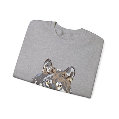 Heavy Blend™ Crewneck Sweatshirt: Wolves #1