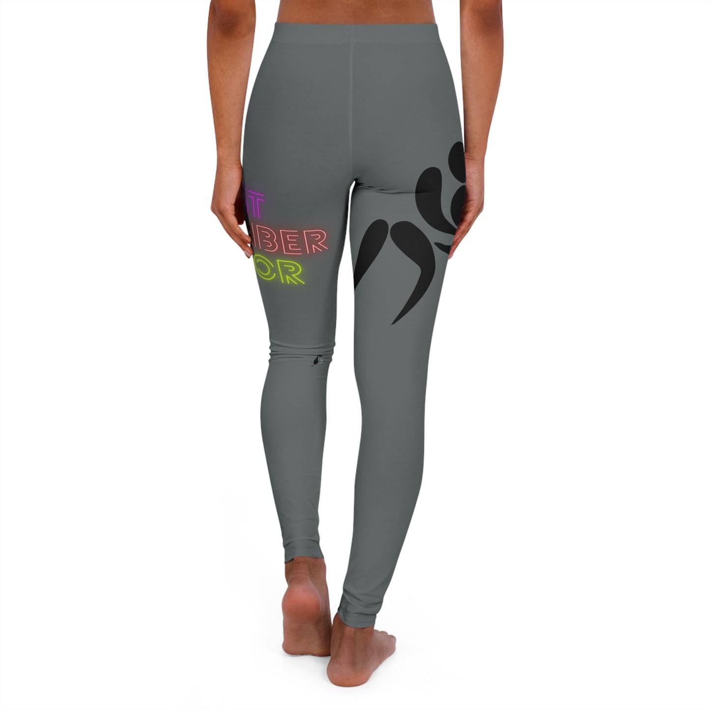 Women's Spandex Leggings: Wrestling Dark Grey