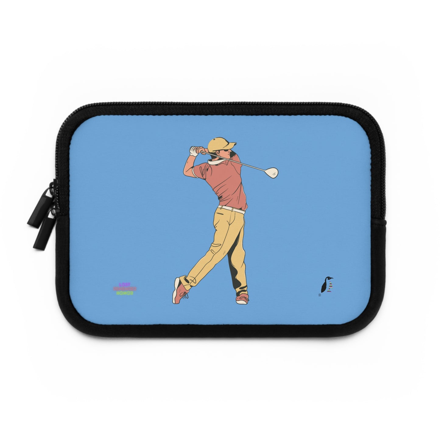 Laptop Sleeve: Golf Lite Blue