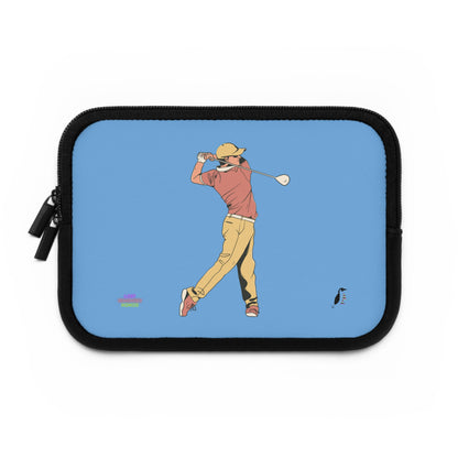 Laptop Sleeve: Golf Lite Blue