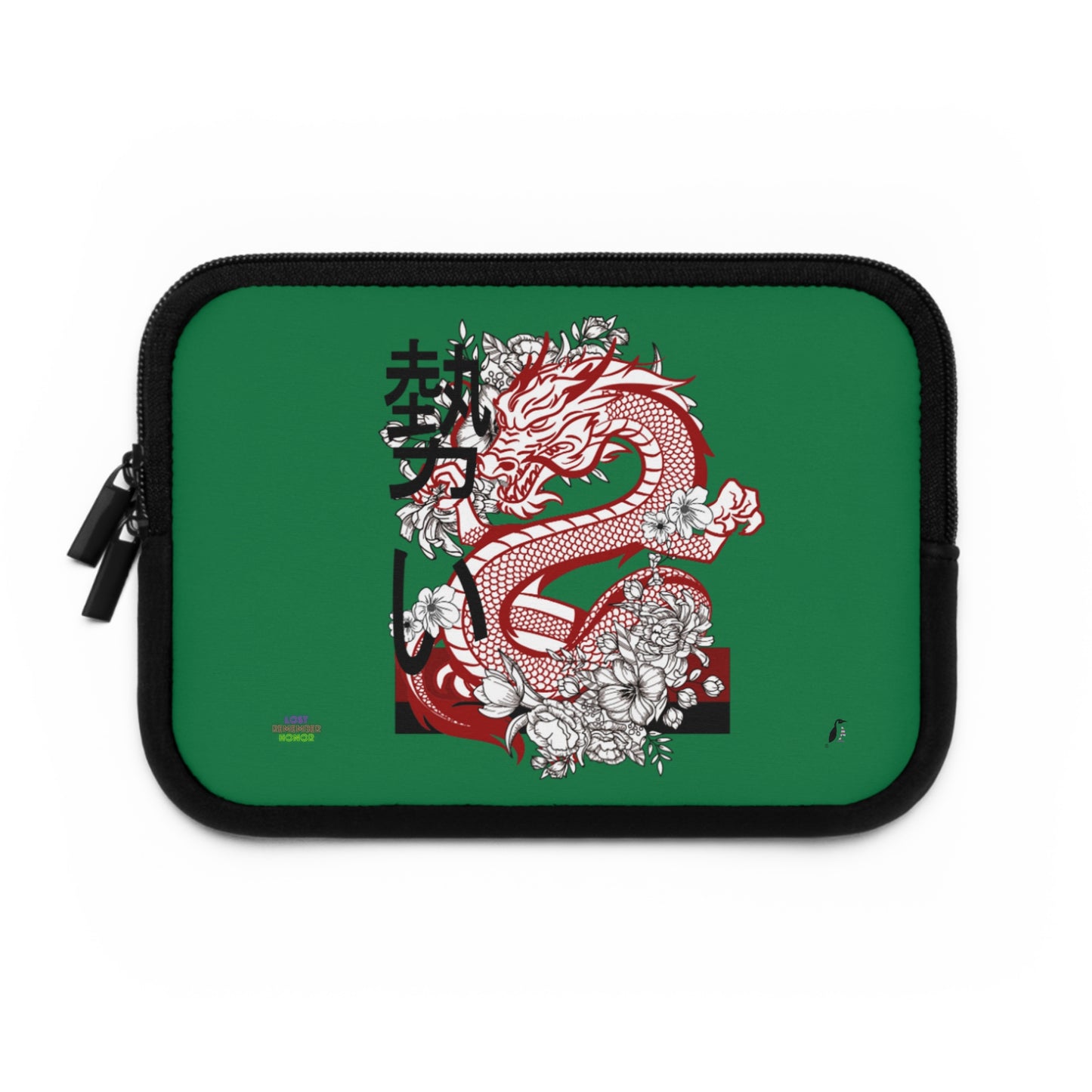 Laptop Sleeve: Dragons Dark Green