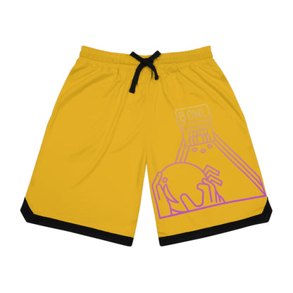 Basketball Rib Shorts: Bowling Yellow