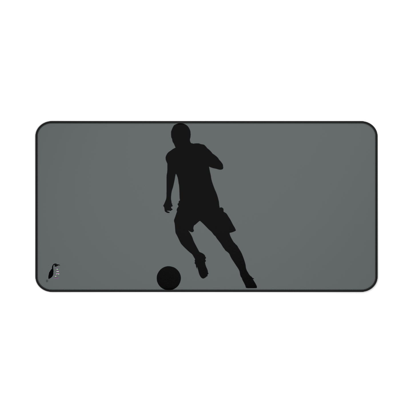 Desk Mat: Soccer Dark Grey