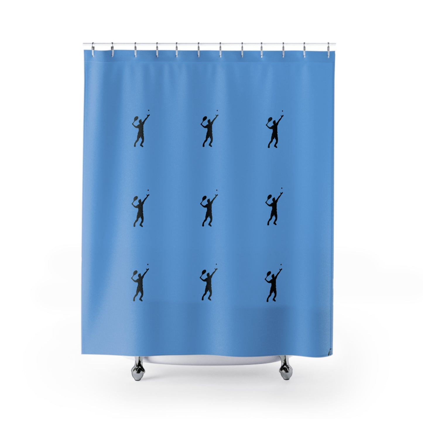 Shower Curtains: #2 Tennis Lite Blue