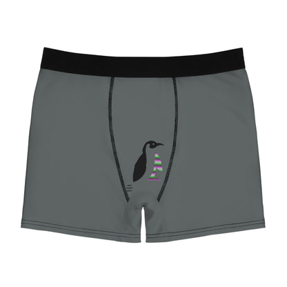 Men's Boxer Briefs: Skateboarding Dark Grey