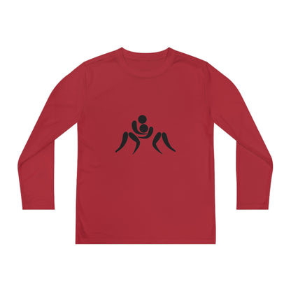 Youth Long Sleeve Competitor Tee: Wrestling