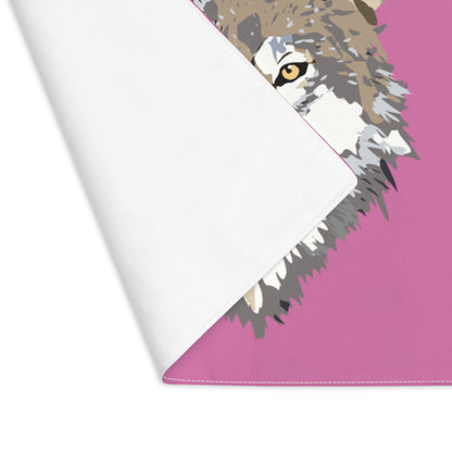 Placemat, 1pc: Wolves Lite Pink