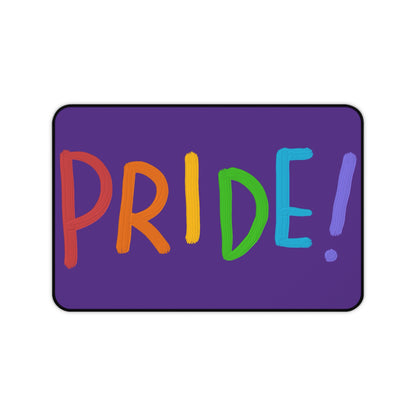 Desk Mat: LGBTQ Pride Purple