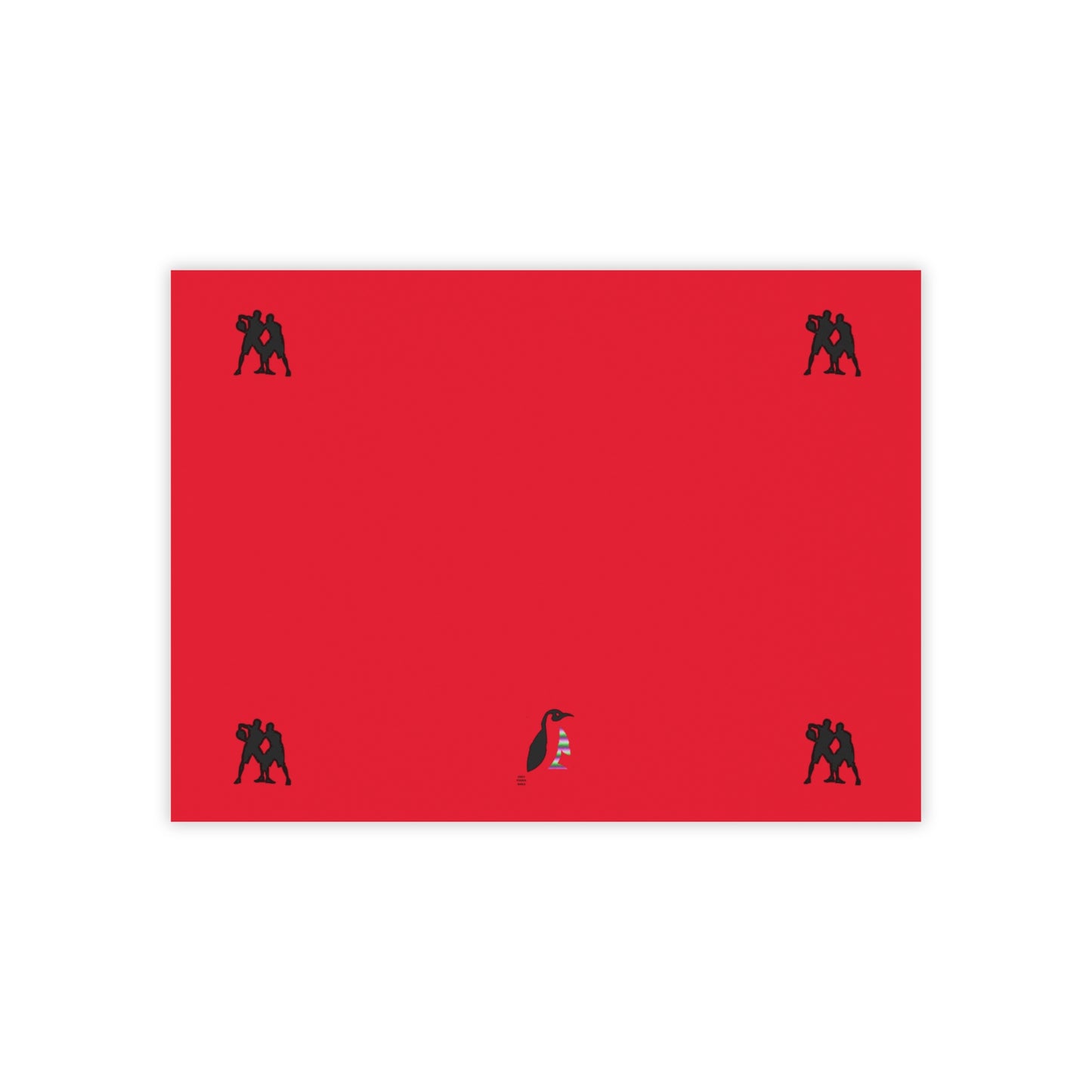 Post-it® Note Pads: Basketball Dark Red