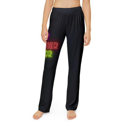 Kids Pajama Pants: Lost Remember Honor Black