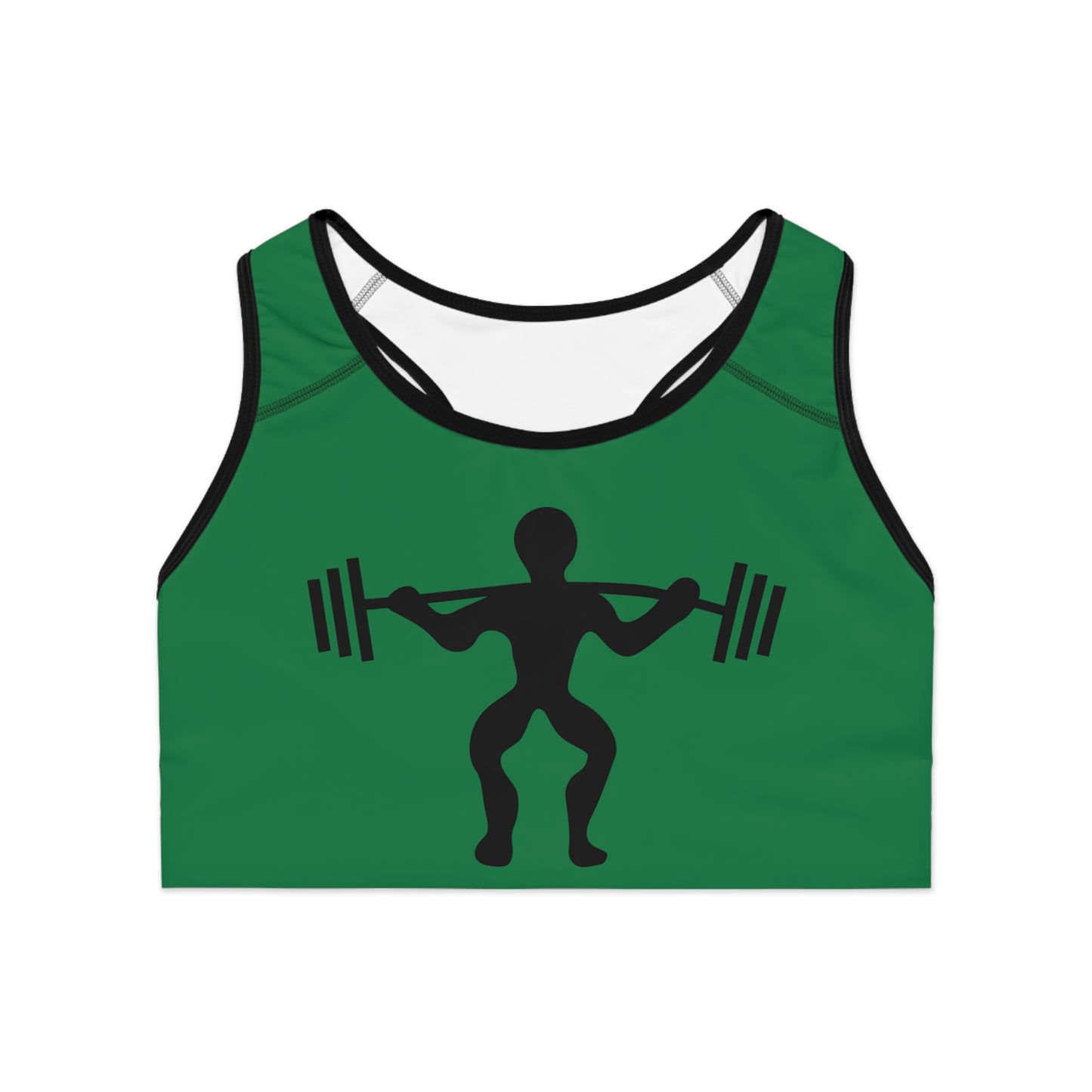 Sports Bra: Weightlifting Dark Green