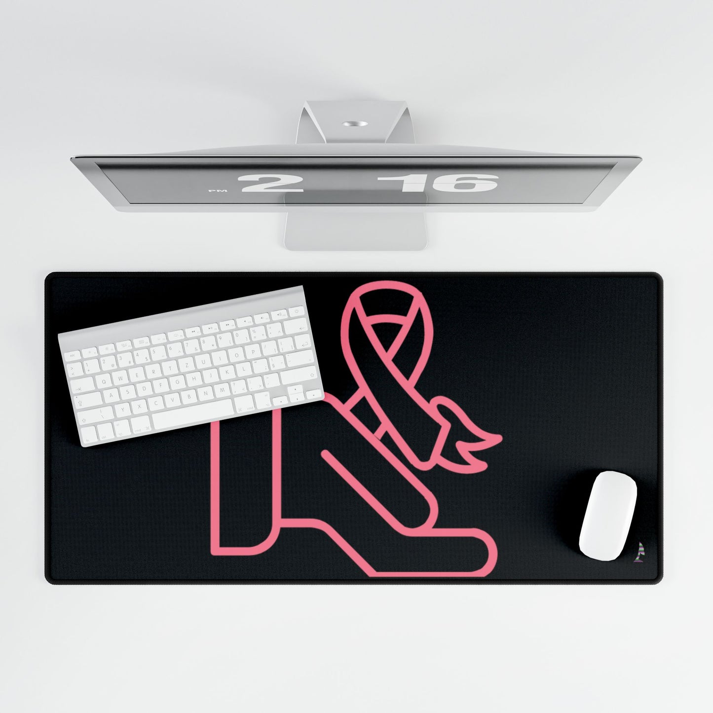 Desk Mats: Fight Cancer Black