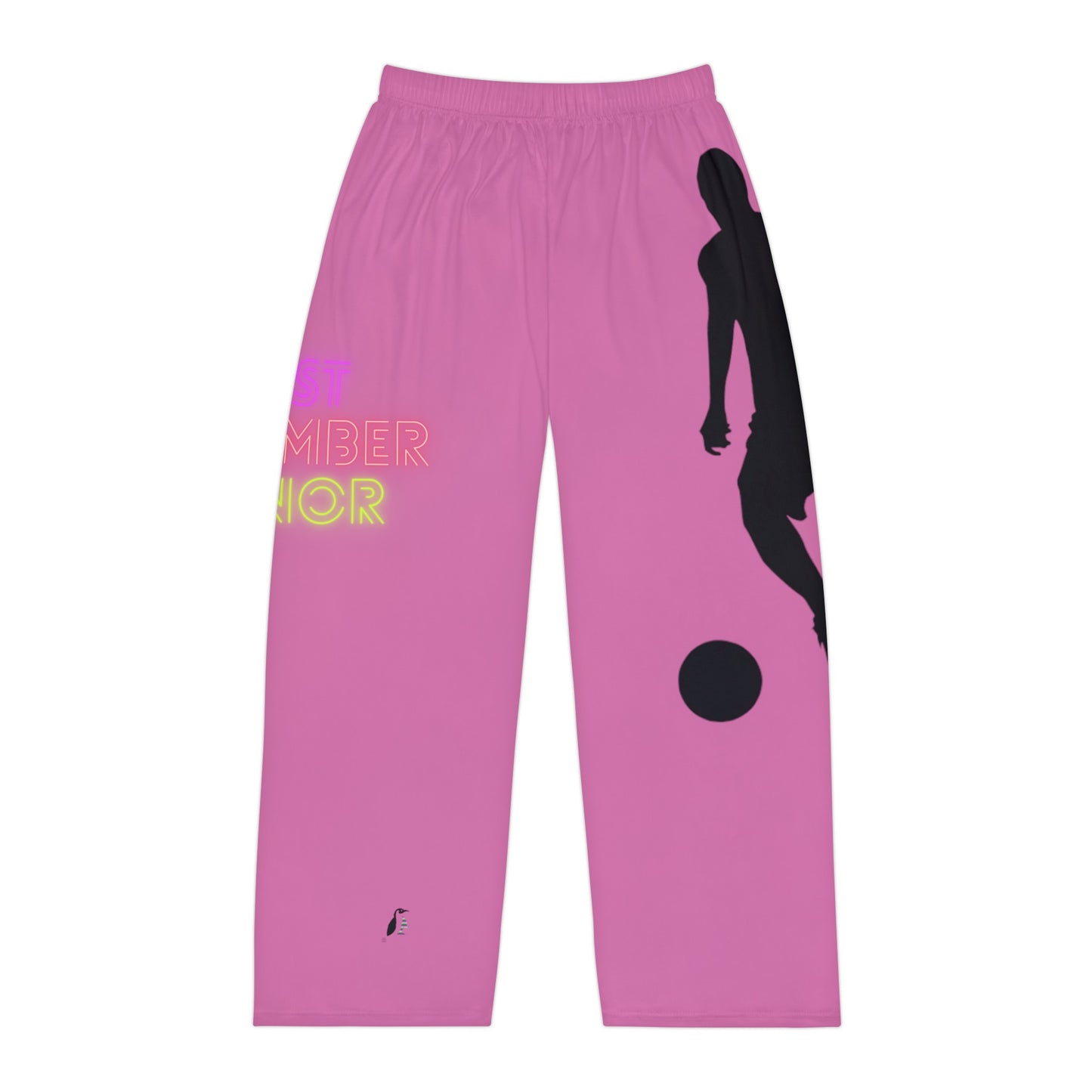 Men's Pajama Pants: Soccer Lite Pink