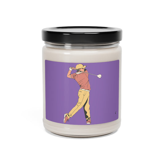Scented Soy Candle, 9oz: Golf Lite Purple