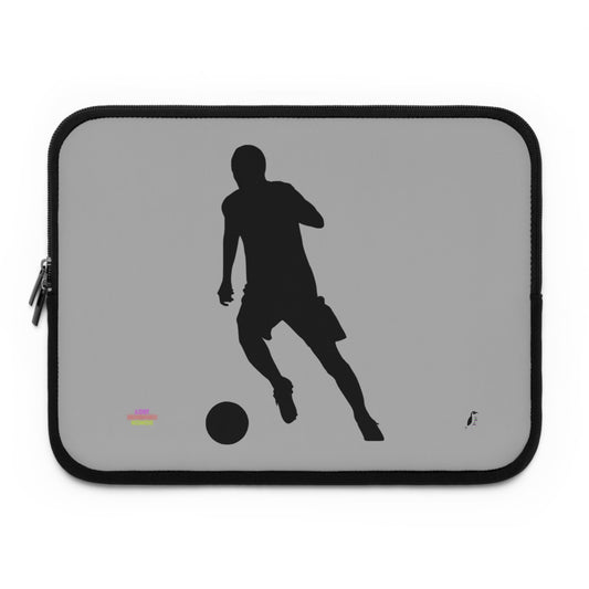 Laptop Sleeve: Soccer Lite Grey