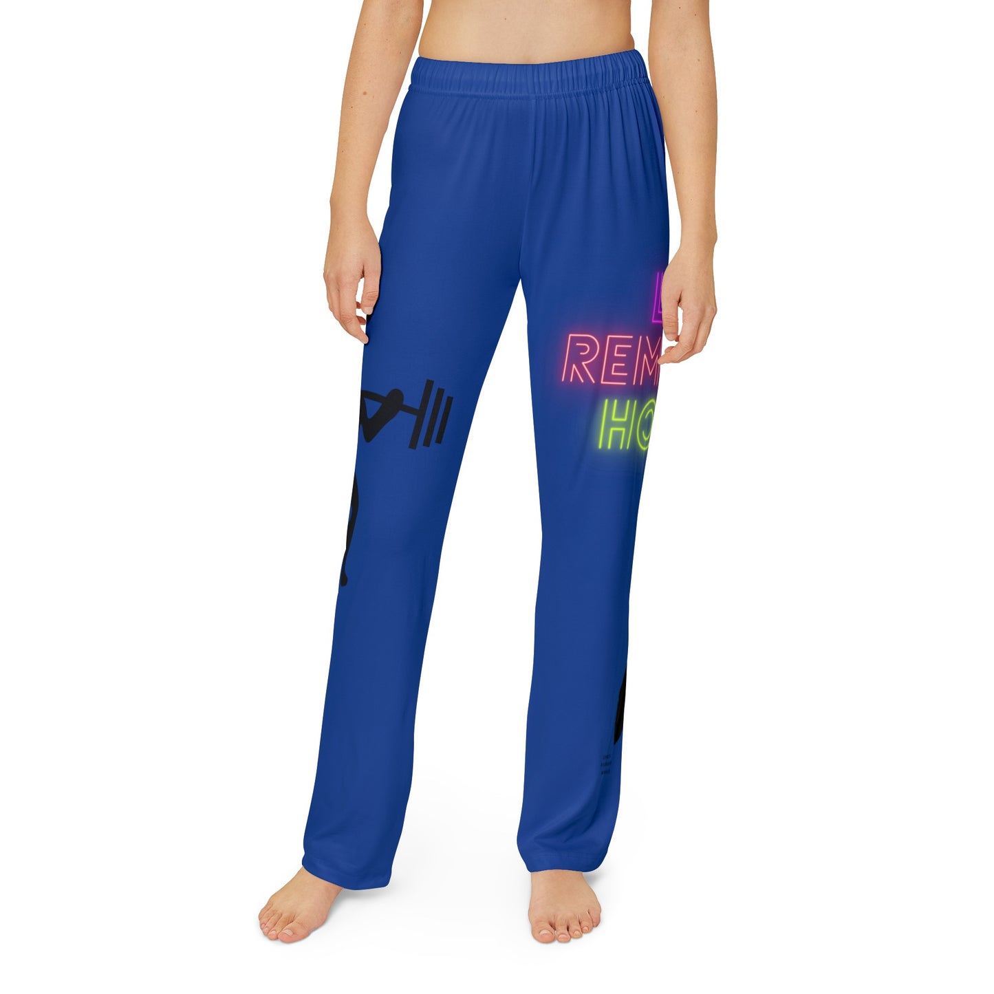 Kids Pajama Pants: Weightlifting Dark Blue