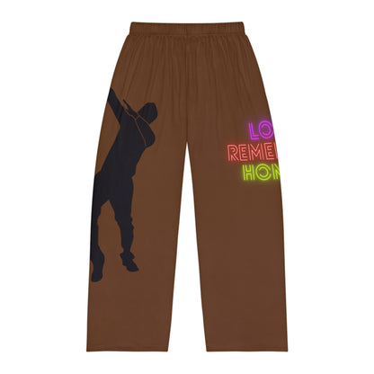 Men's Pajama Pants: Dance Brown