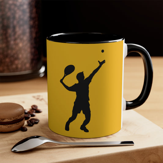 Accent Coffee Mug, 11oz: Tennis Yellow