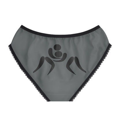 Women's Briefs: Wrestling Dark Grey