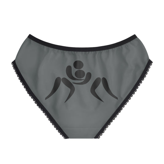 Women's Briefs: Wrestling Dark Grey