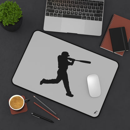 Desk Mat: Baseball Lite Grey