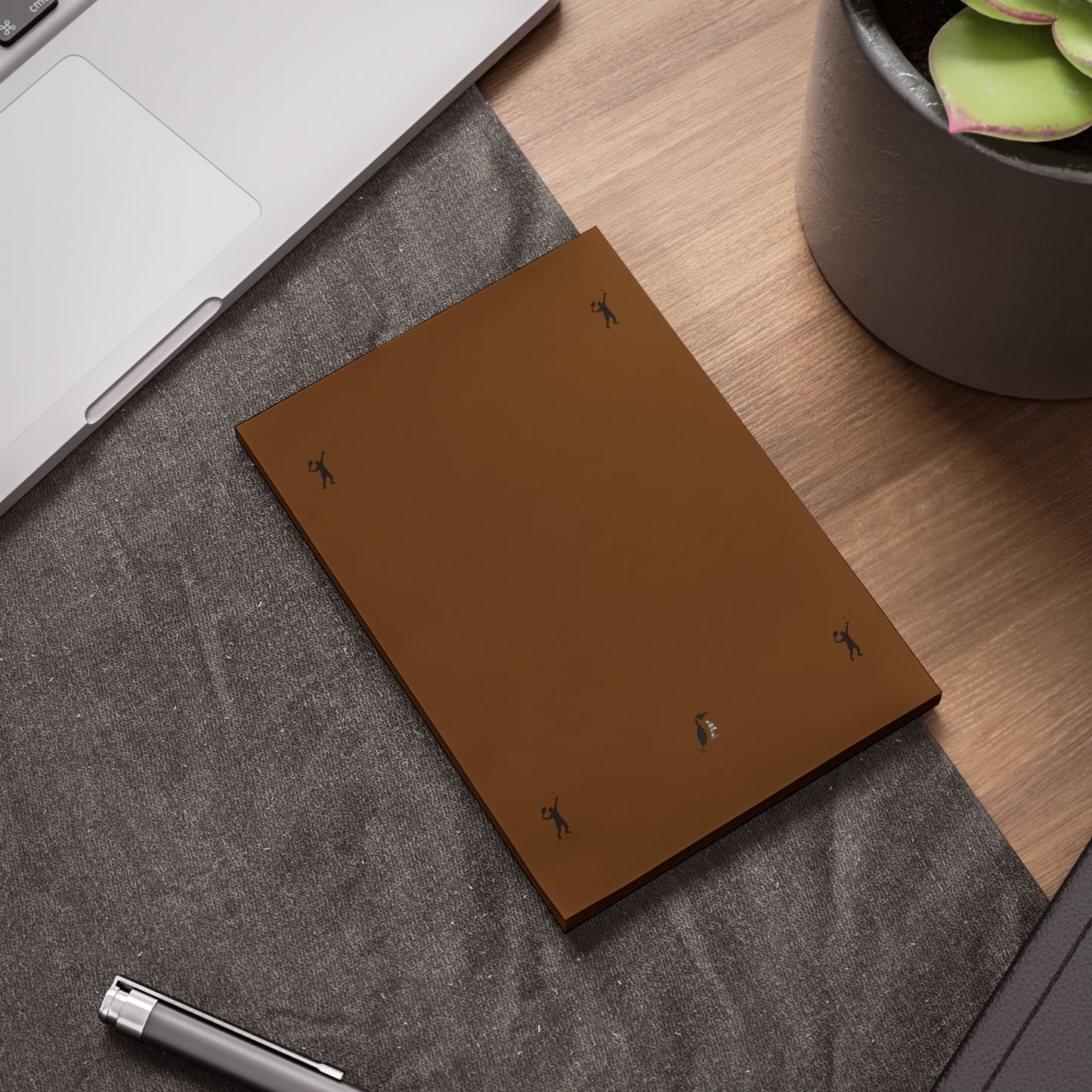 Post-it® Note Pads: Tennis Brown