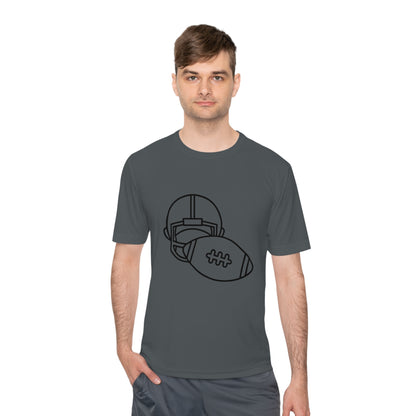 Moisture Wicking Tee: Football #1