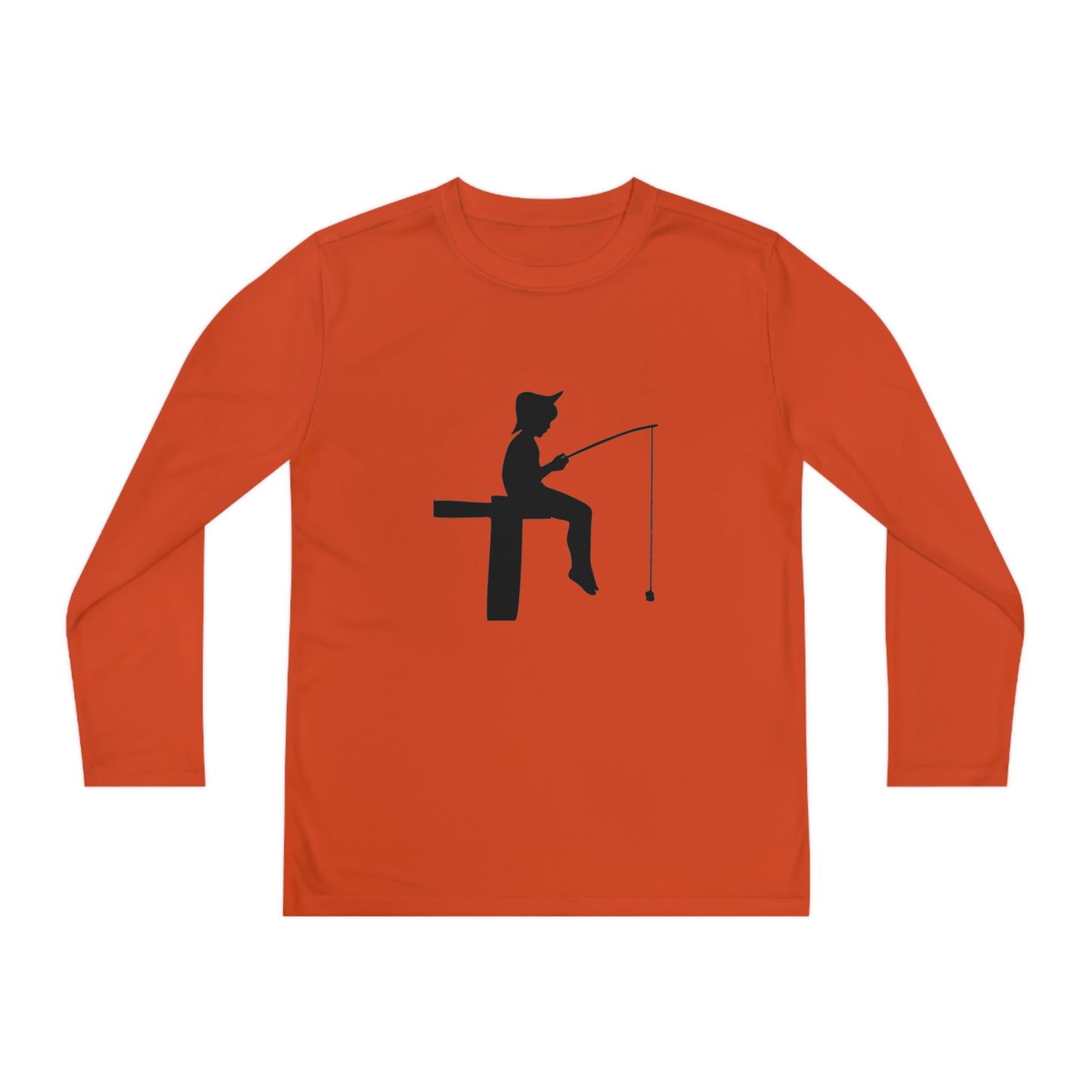 Youth Long Sleeve Competitor Tee: Fishing