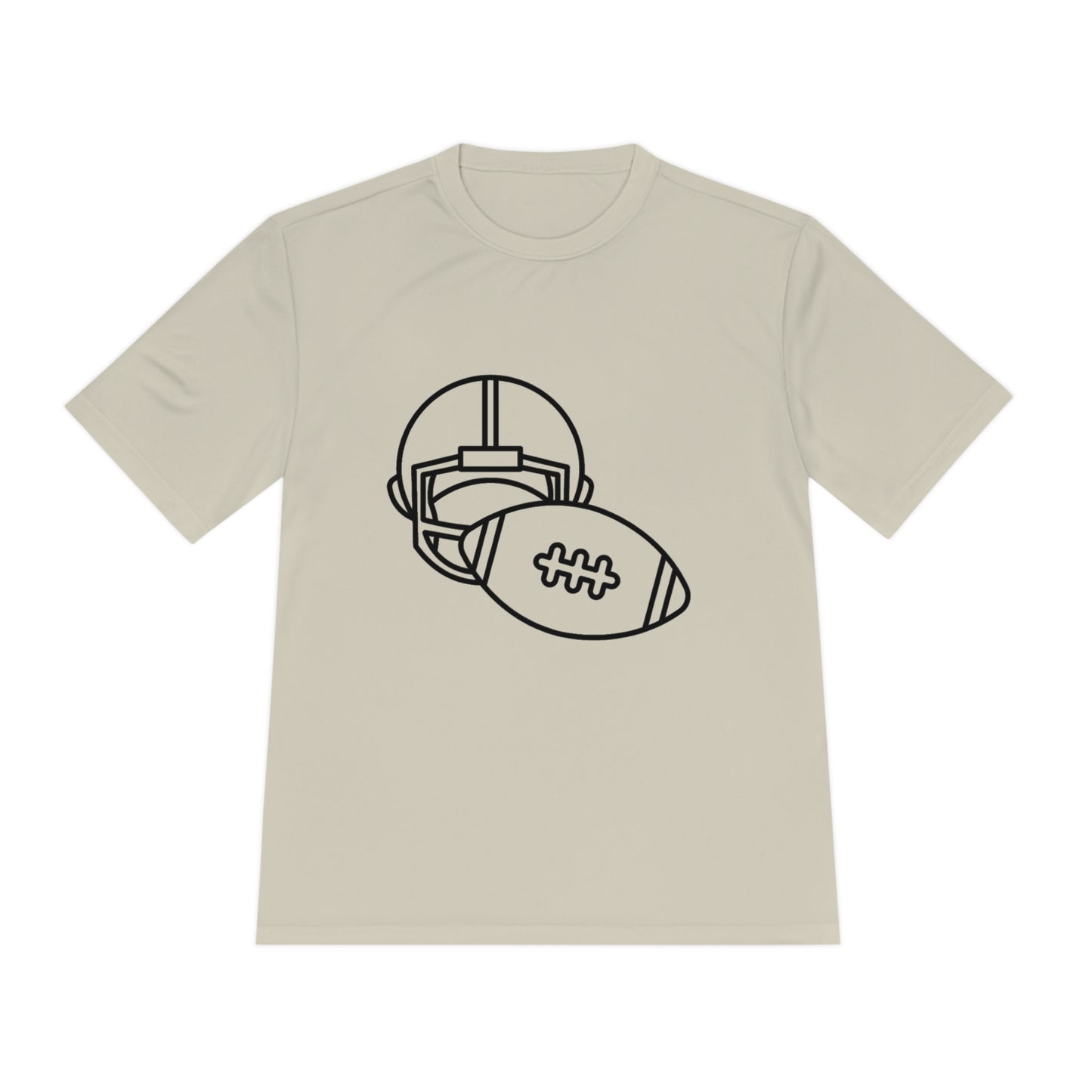 Moisture Wicking Tee: Football #1