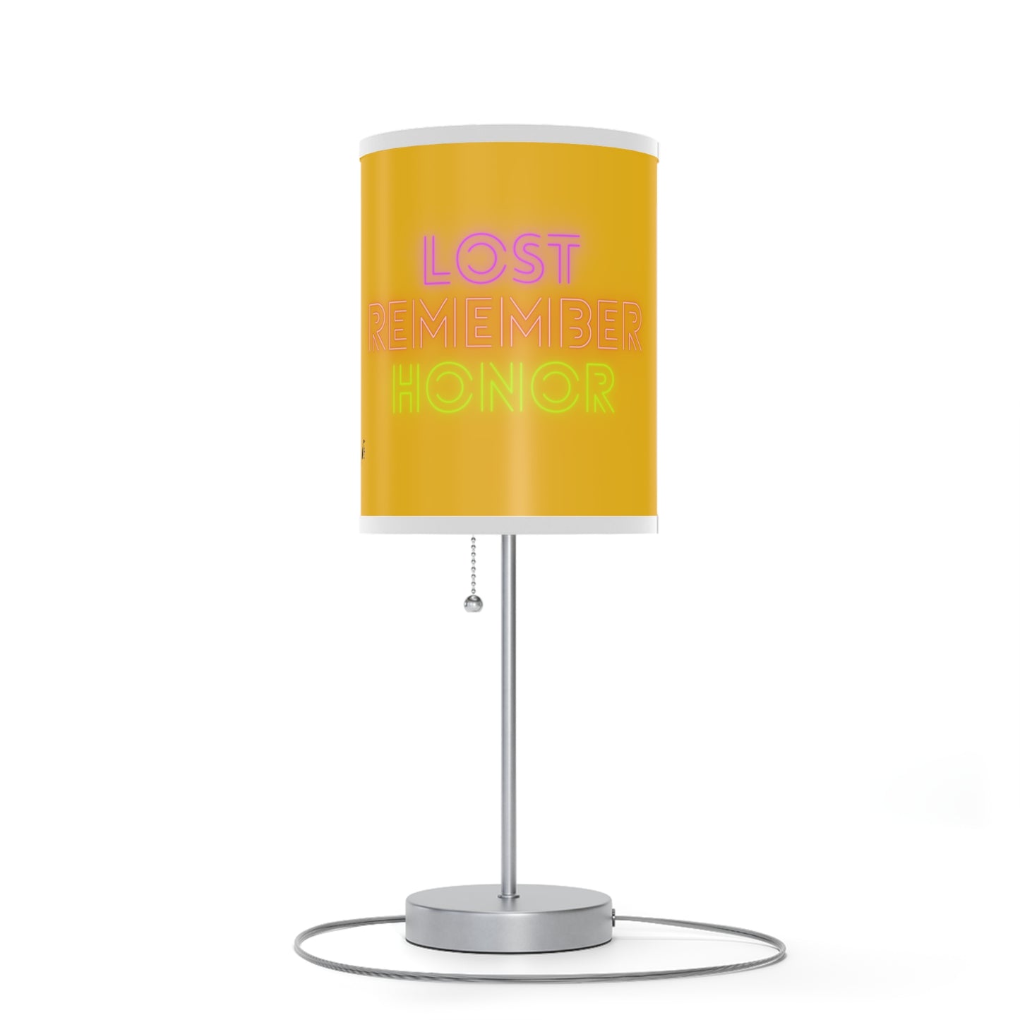 Lamp on a Stand, US|CA plug: Wrestling Yellow