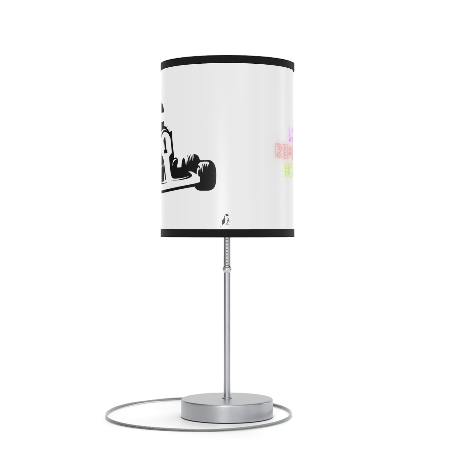 Lamp on a Stand, US|CA plug: Racing White